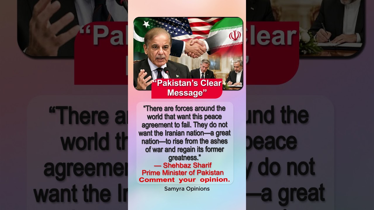 Pakistan Takes a Stand on Iran? Shehbaz Sharif&rsquo;s Message Goes Viral