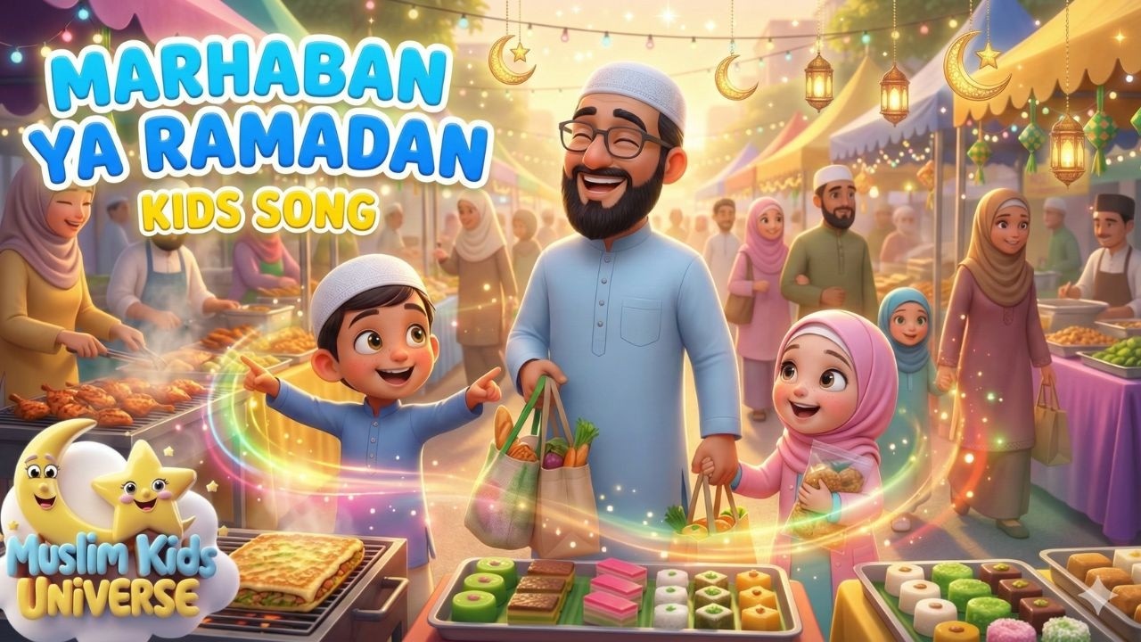 Marhaban Ya Ramadhan 2026 | Islamic Ramadan Song for Kids 🌙 | Kids Nasheed