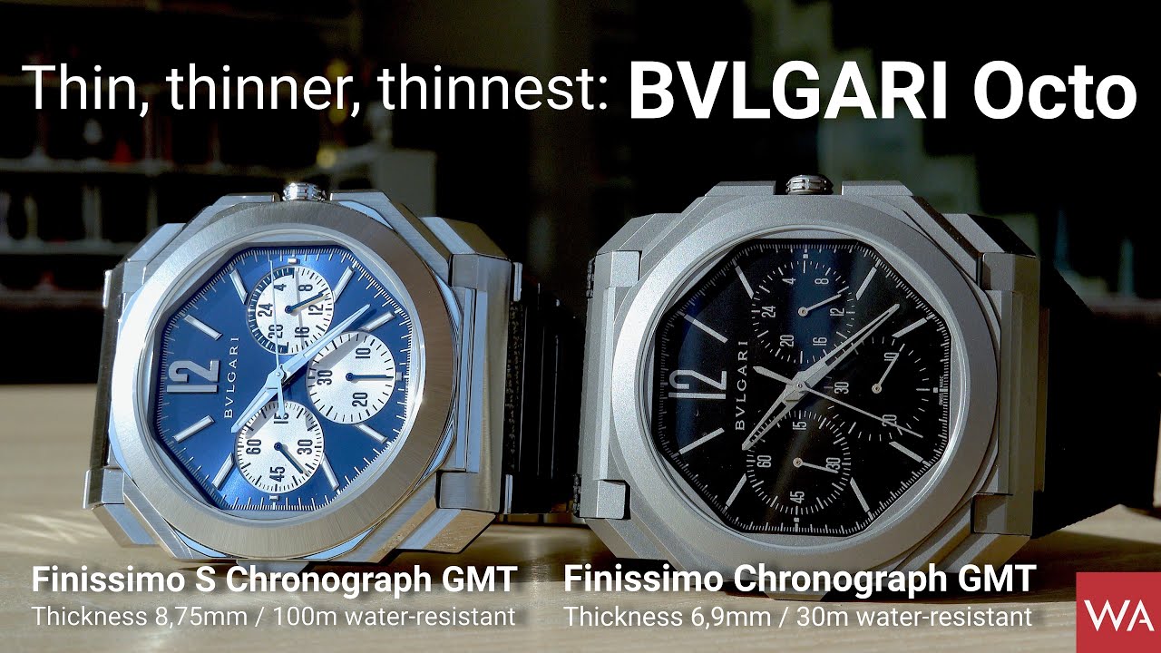 BVLGARI Octo Finissimo (S) Chronograph GMT. Thin, thinner, thinnest...