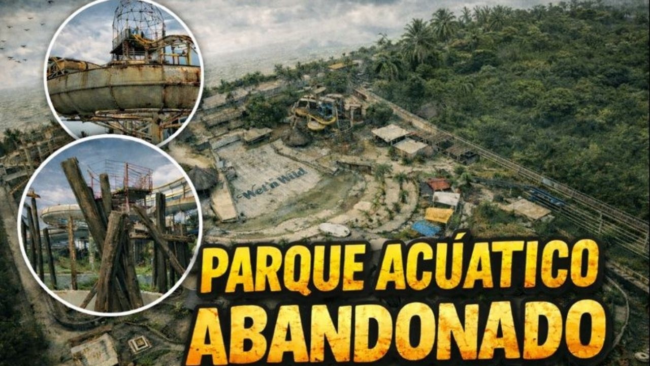 As&iacute; luce hoy Ventura Park | El parque acu&aacute;tico m&aacute;s ic&oacute;nico de Canc&uacute;n en ruinas