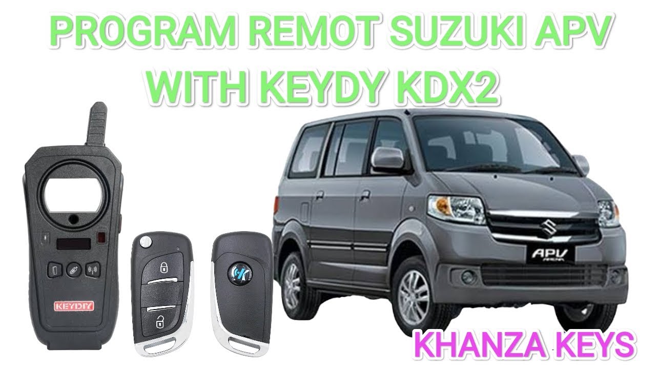 Suzuki APV Remote program with Keydy KDX2