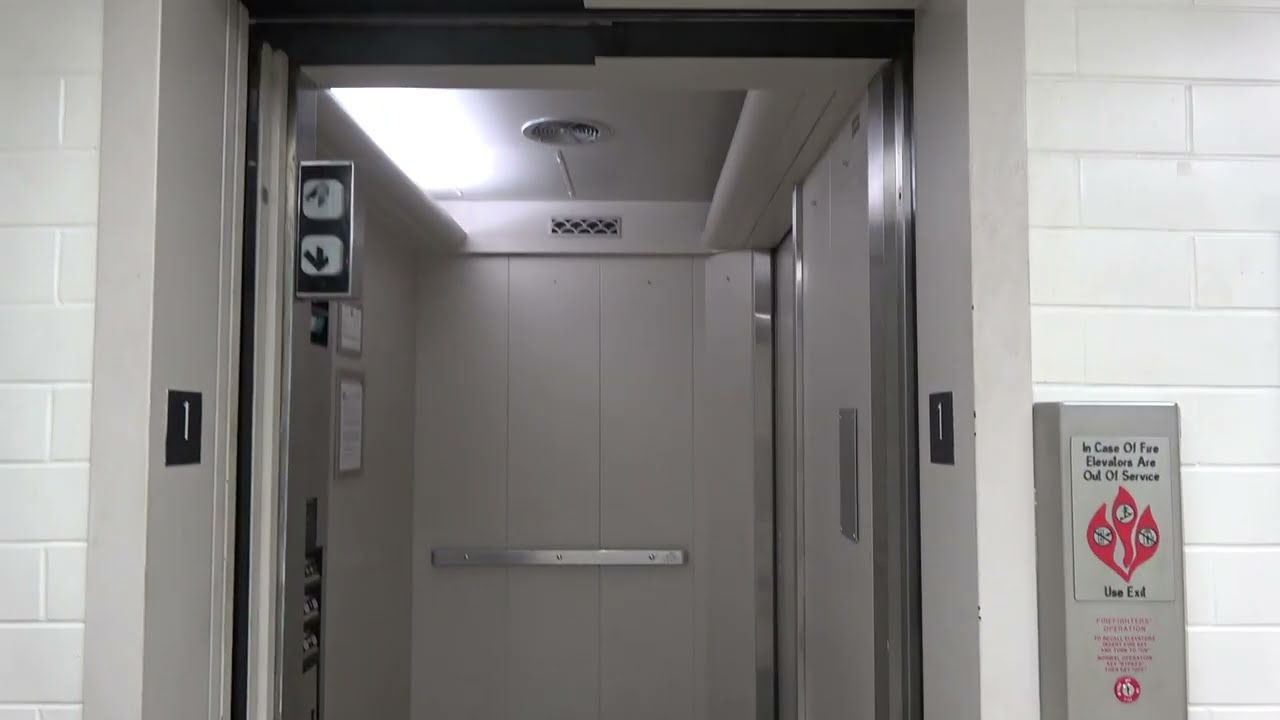SLOW ThyssenDover Impulse Hydraulic Elevator at Veterinary Science, TAMU in College Station, TX.