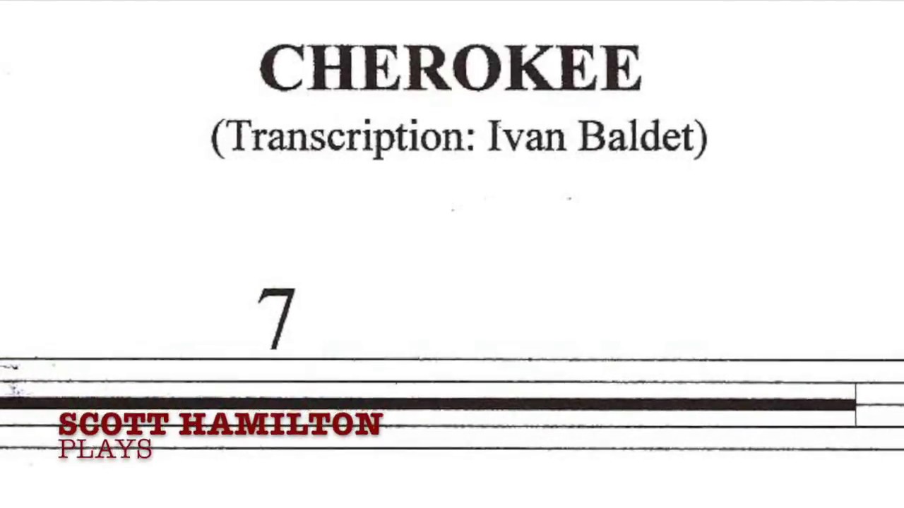 Scott Hamilton plays Cherokee - Solo Transcription
