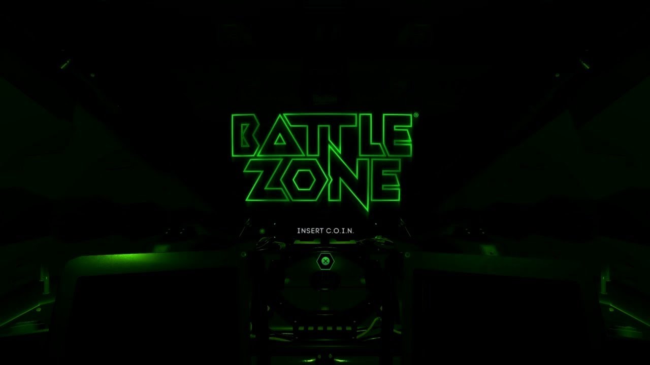 Original 1980 Battlezone Atari Arcade Cabinet & Battlezone Gold Edition PS4