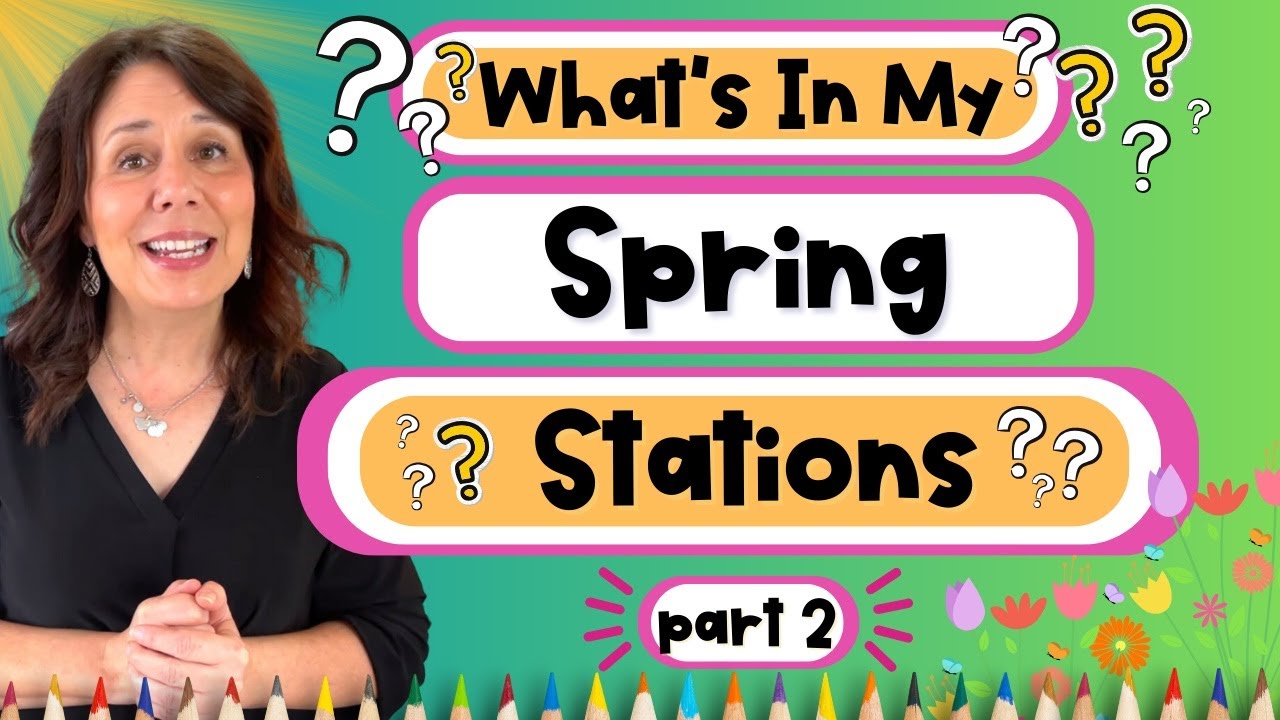 Center & Station Activities - Kindergarten/First-Grade For Independent Learning - Spring