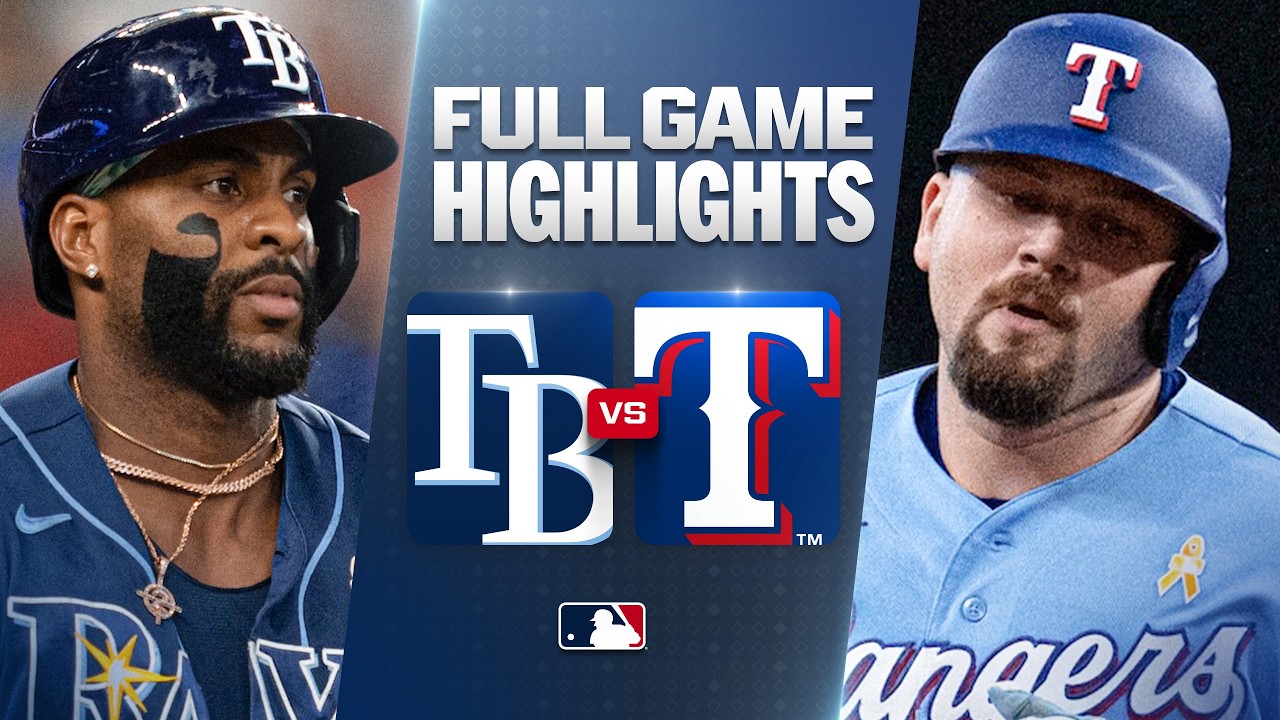 RAYS против RANGERS: Официальный обзор игры (6 сентября) | Сезон MLB 2026