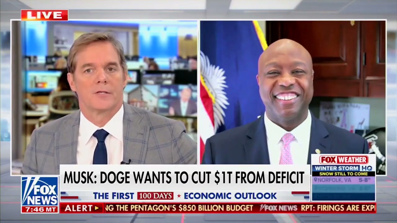 Senator Tim Scott | America's Newsroom | 2.19.2025