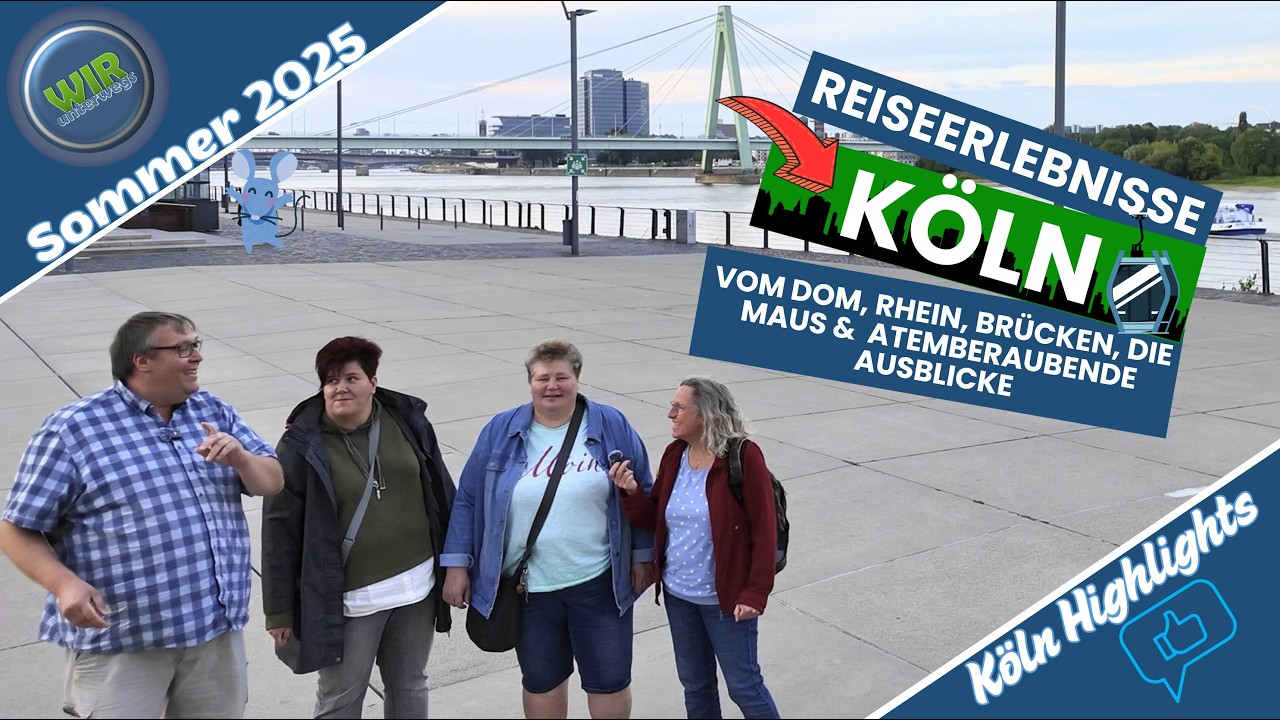 ||- Köln von seiner schönsten Seite -|- Dom, Rhein & traumhafte Ausblicke -||