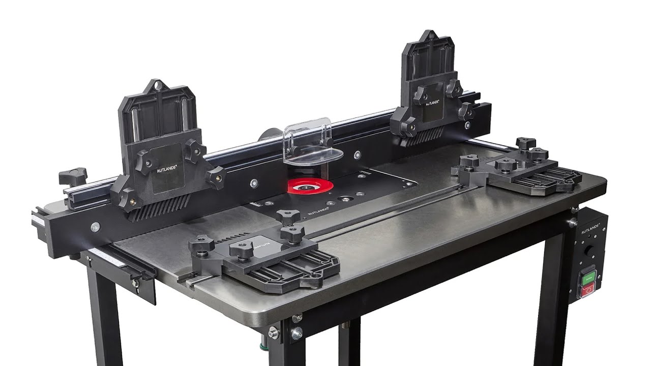 Rutlands&reg; Cast Router Table - R15 Lift and Motor with Speed Control NVR Switch