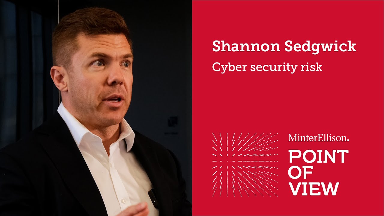 Shannon Sedgwick's Point of View on cyber security risk