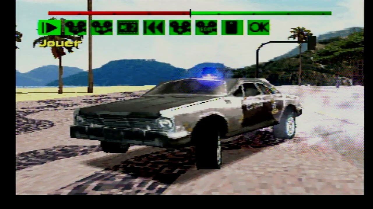 DRIVER 2: BACK ON THE STREETS (2000) - Rio de Janeiro Police Siren (REUPLOAD) (RAW SOUND)