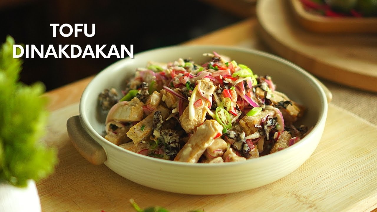 How to cook Tofu Dinakdakan | Filipino Vegetarian Dinakdakan Recipe