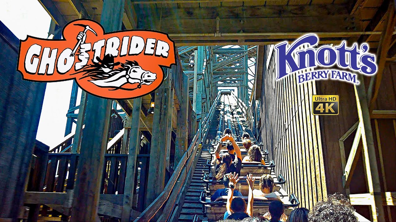 June 2024 Ghost Rider Roller Coaster On Ride 4K POV Knott's Berry Farm