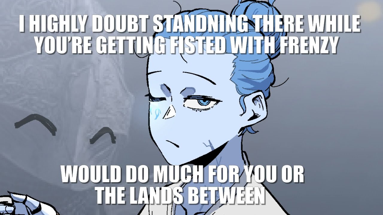 Sir Gideon Ofnir and Ranni have a staff measuring contest | Elden Ring Meme