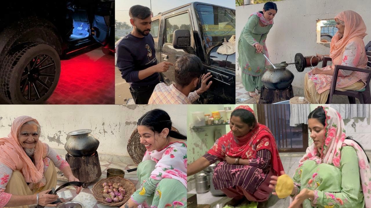 SARSON KA SAAG & MAKKI KI ROTI VILLAGE STYLE | NEW THAR 2022 MODIFICATION | INDER & KIRAT