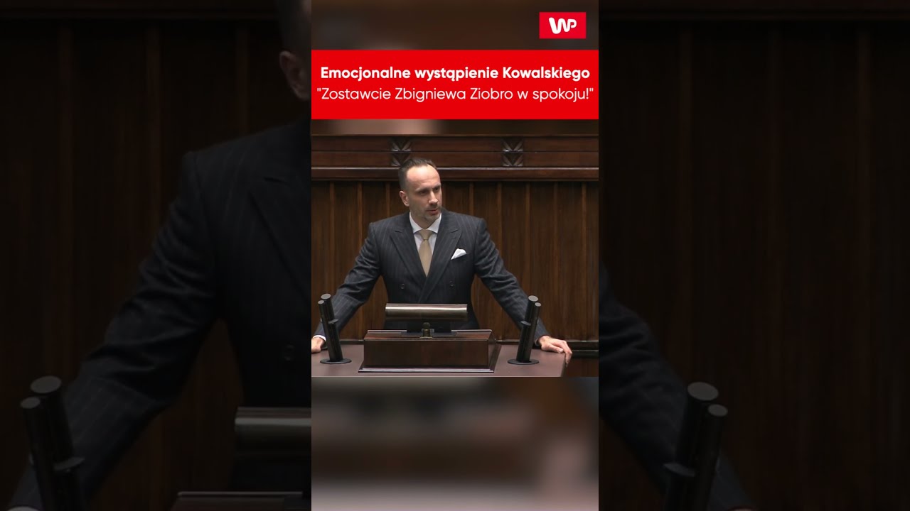 Emocjonalne wystąpienie Janusza Kowalskiego 