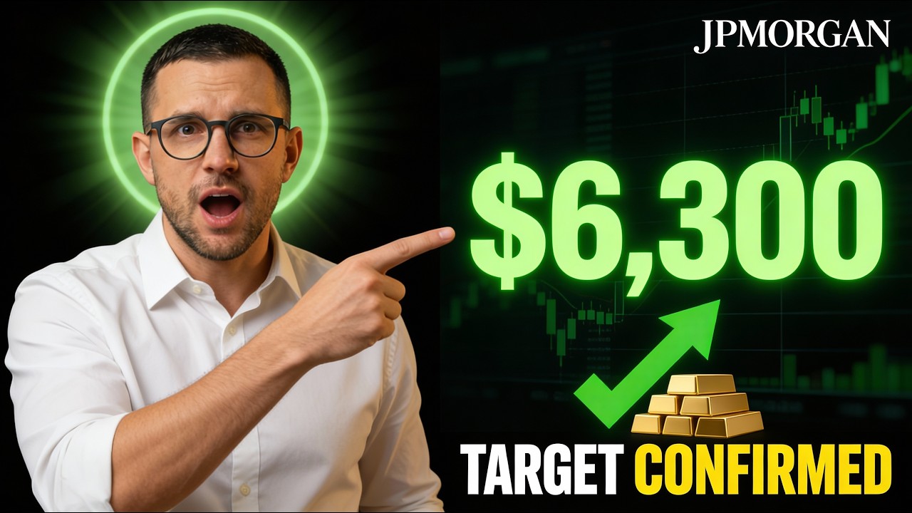 JPMORGAN SHOCK: Gold to Hit $6,300? (They Just Admitted It)