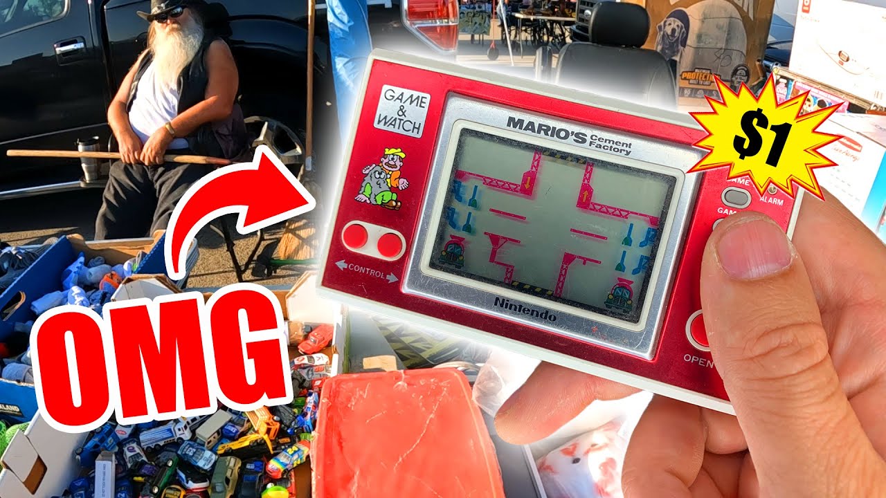 Now THIS Is A CRAZY Flea Market Find - Retro Gaming Haul & More!