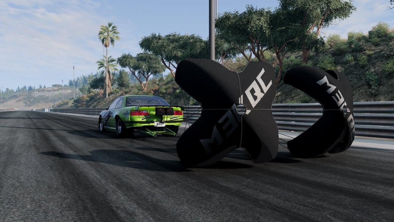 BeamNG.Drive Meo's Drag Parts - Functional Parachutes