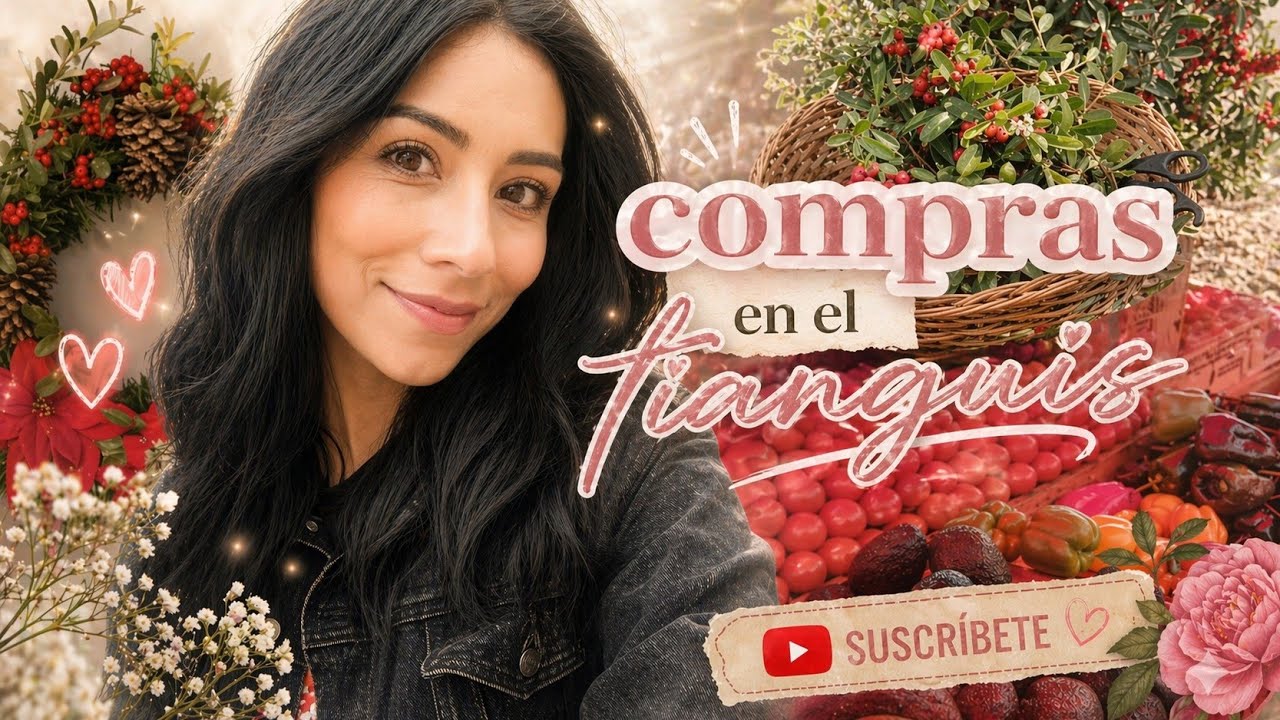 NAVIDAD EN ROJO❤️ COMPRAS PARA LA SEMANA/CORONA NAVIDEÑA SIN GASTAR MUCHO #organizacióndelhogar 