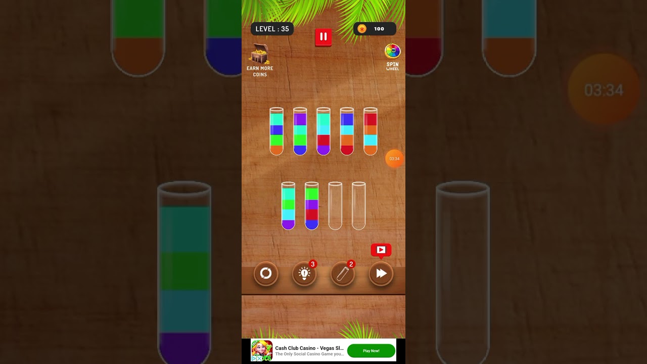 33 to 37 Level water sort - iQ puzzle game 2024 water sort game money withdrawal real or fake.