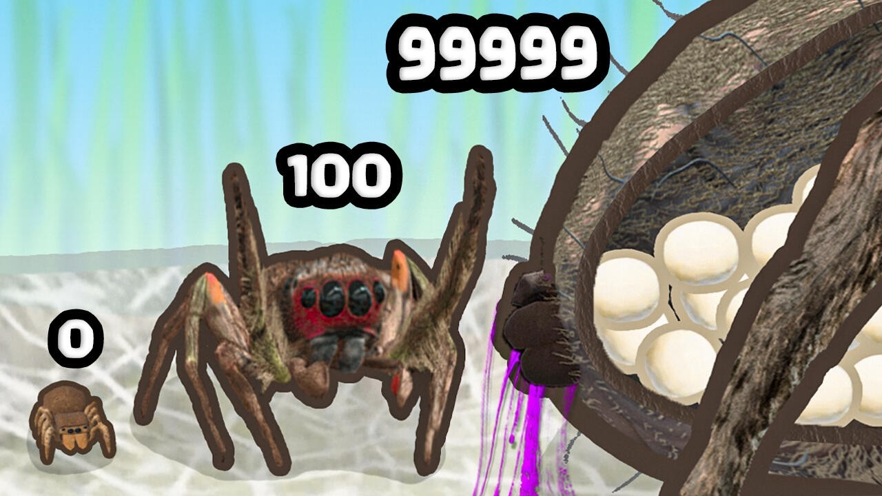 Can a Jumping Spider Lay MAX LEVEL Insect Eggs?