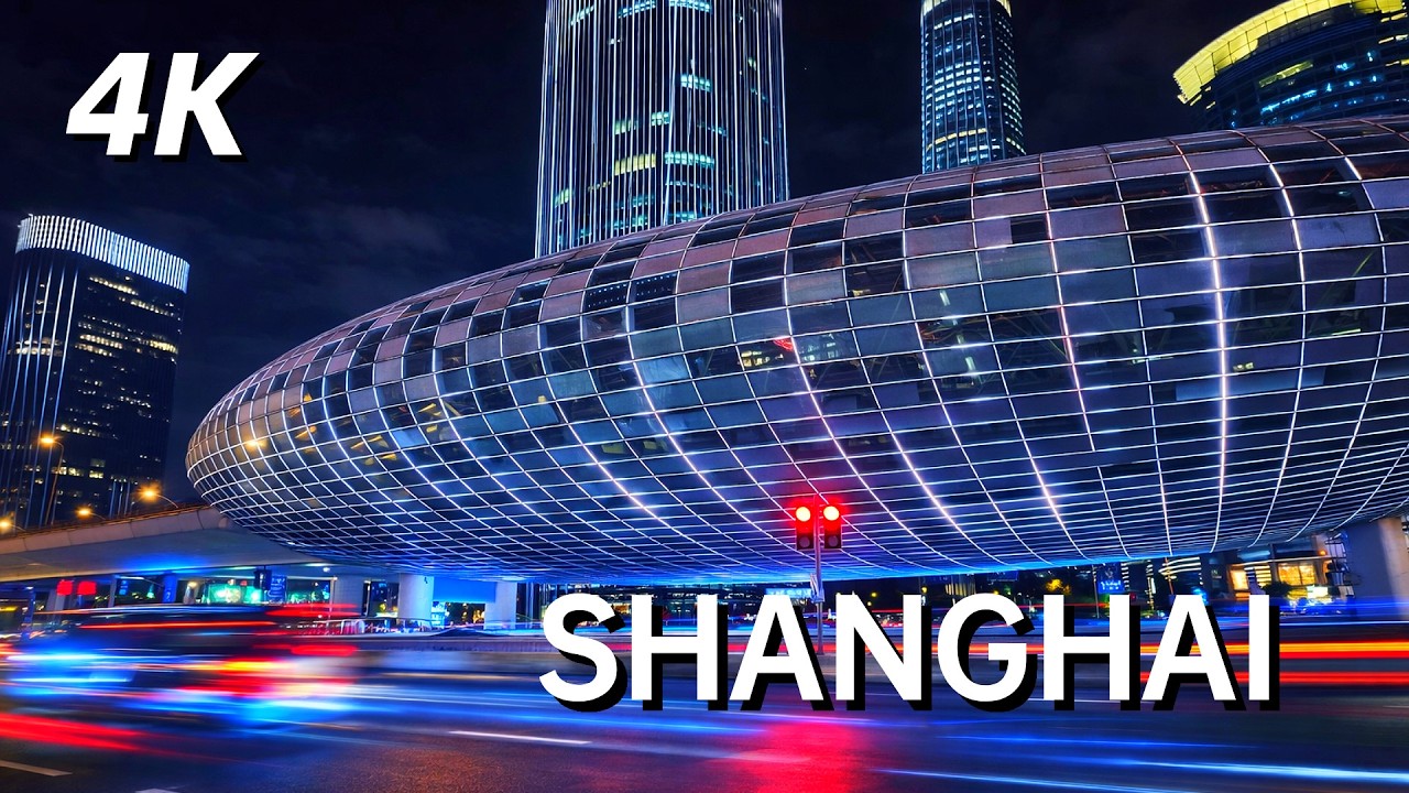 2026 China Looks INSANE at Night! A Giant UFO in the City Center?! Shanghai Cyber Night Walk