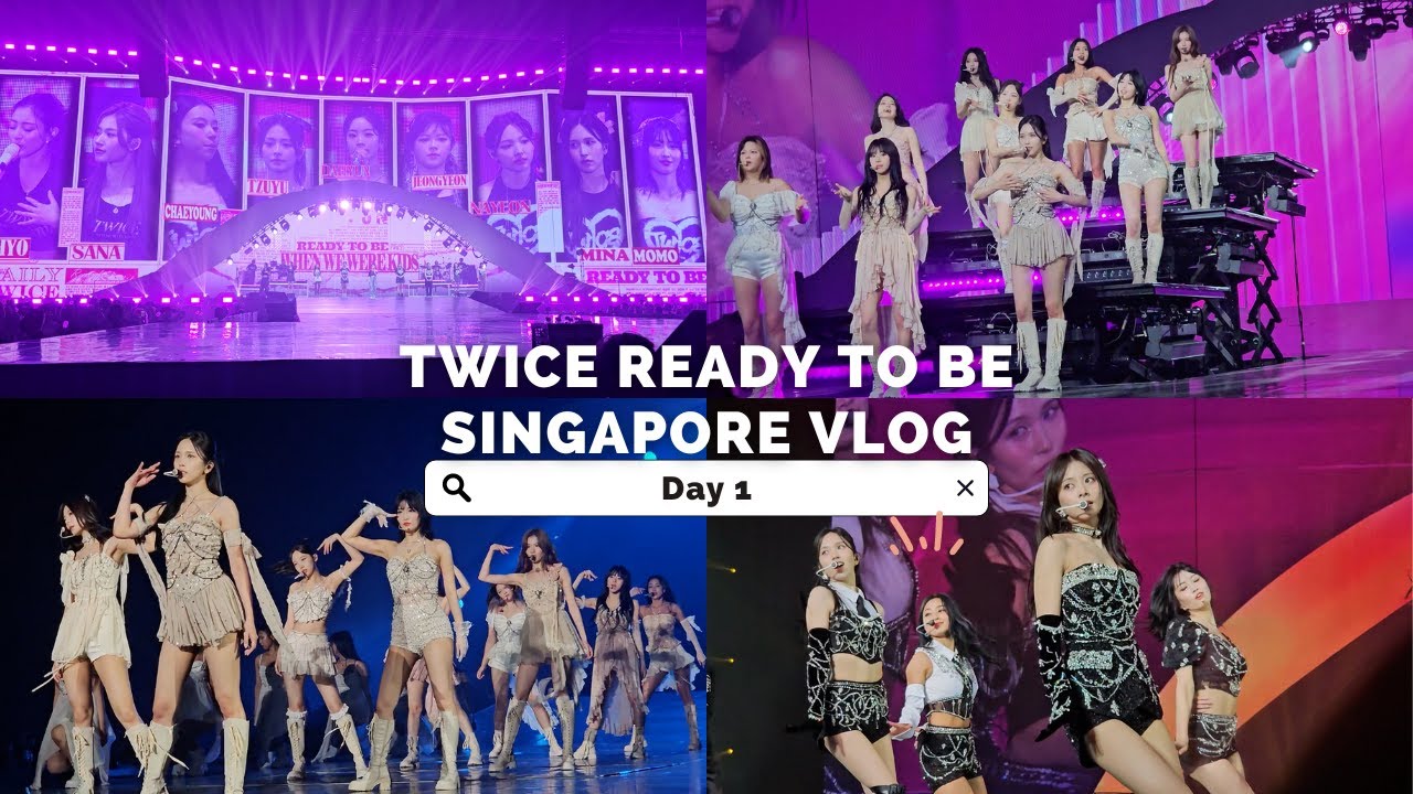 [VLOG] TWICE Ready To Be in Singapore!!!