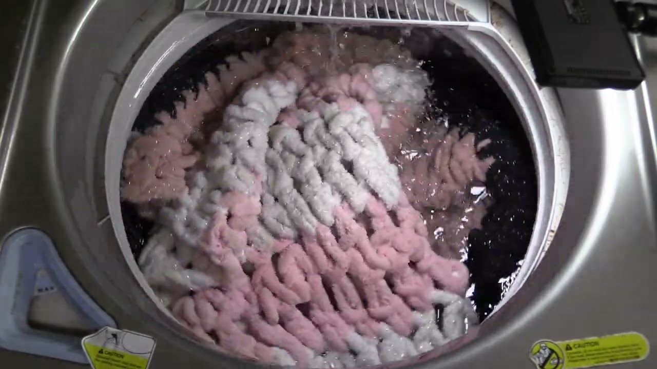 Washing a thick thick rug in the LG Mega Capacity washing machine