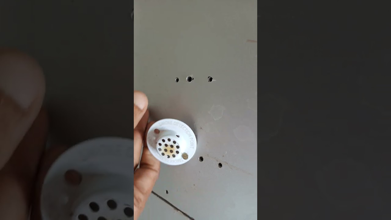 Funny smoke and fire detector installed in the Indian Railways coach's Toilet