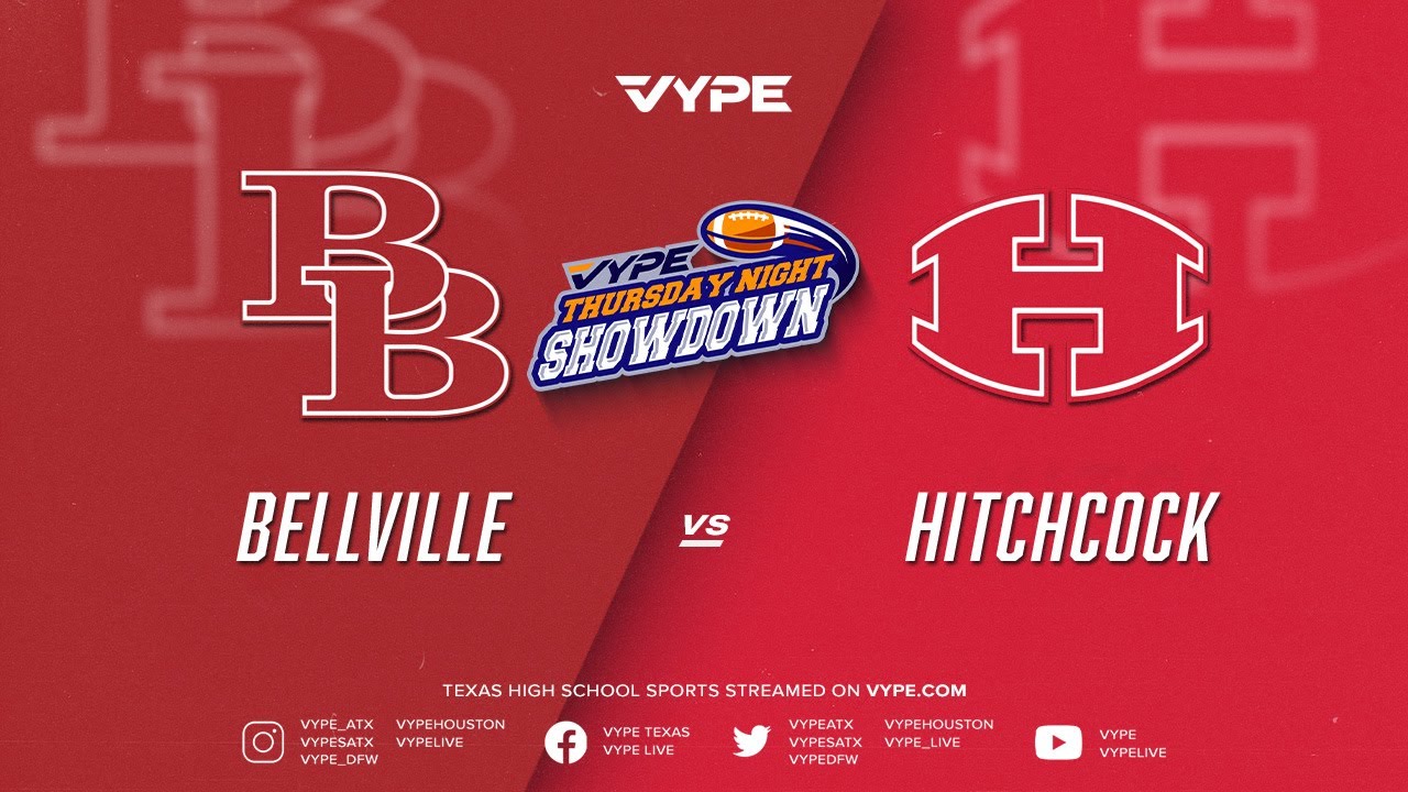 7PM - Thursday Night Showdown: Bellville vs. Hitchcock