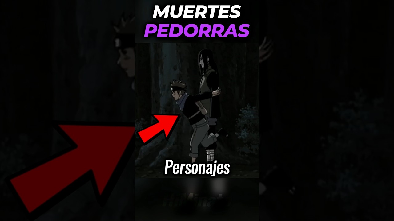 😲 MUERTES MAS PEDORRAS DE NARUTO!!!!! #anime #naruto #boruto