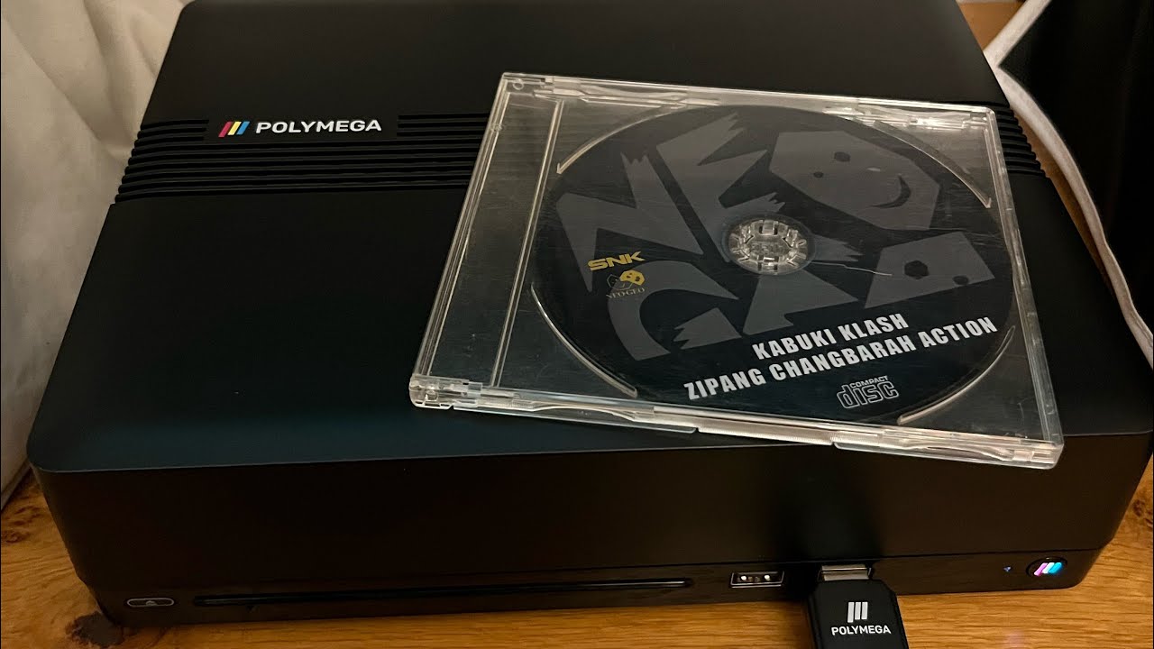 Геймплей Kabuki Klash Neo Geo на компакт-диске на Polymega.