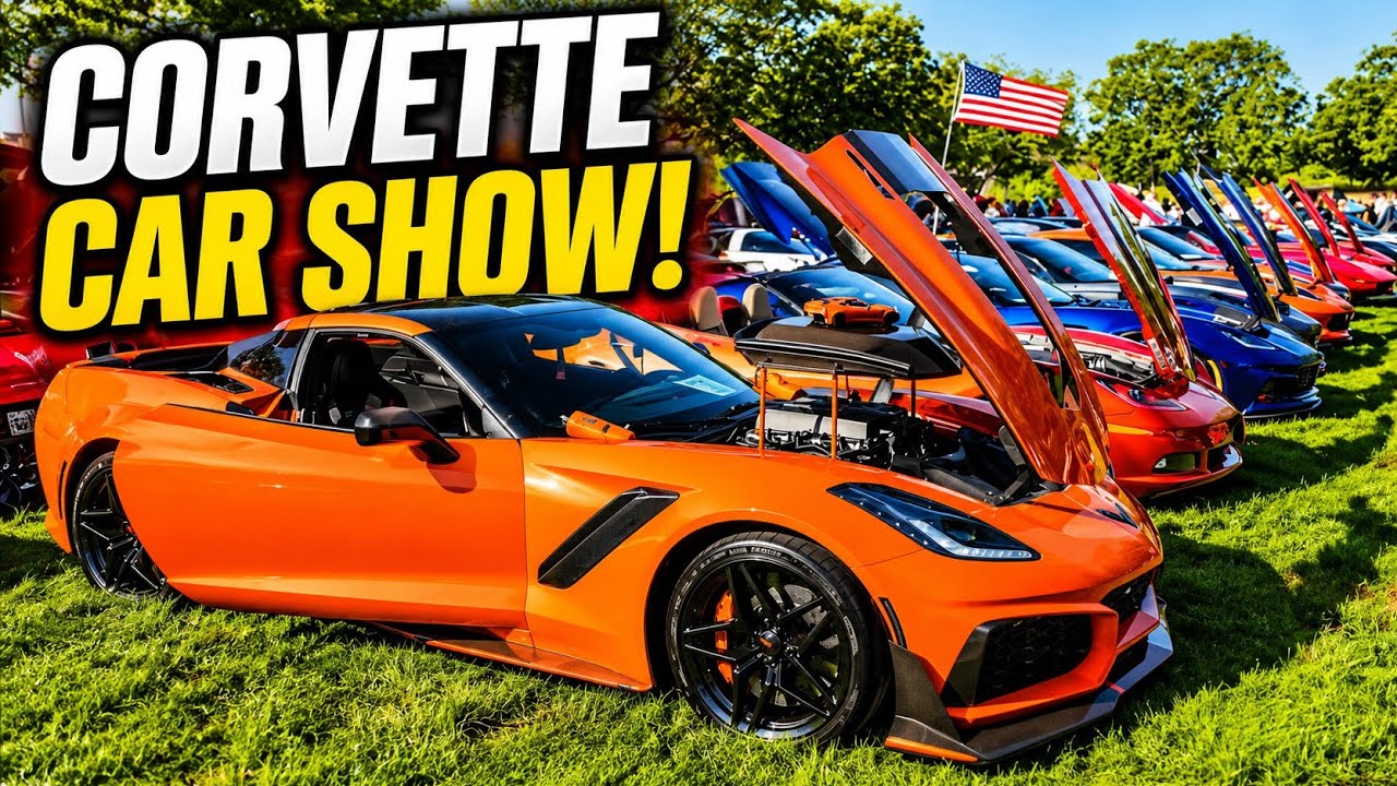 I WENT TO THE TEXAS CORVETTE ASSOCIATION CAR SHOW IN BOERNE! HUNDREDS OF VETTES SHOWED!