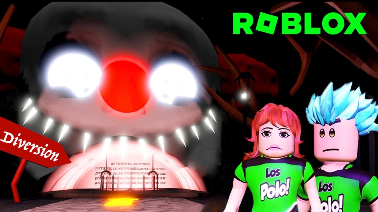 Los Polo escapan del PAYASO LOCO de Roblox!!