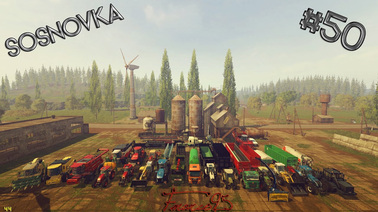 FARMING SIMULATOR 15 N.50 MAPPA SOS KRONE BIG M500 by fmarco95