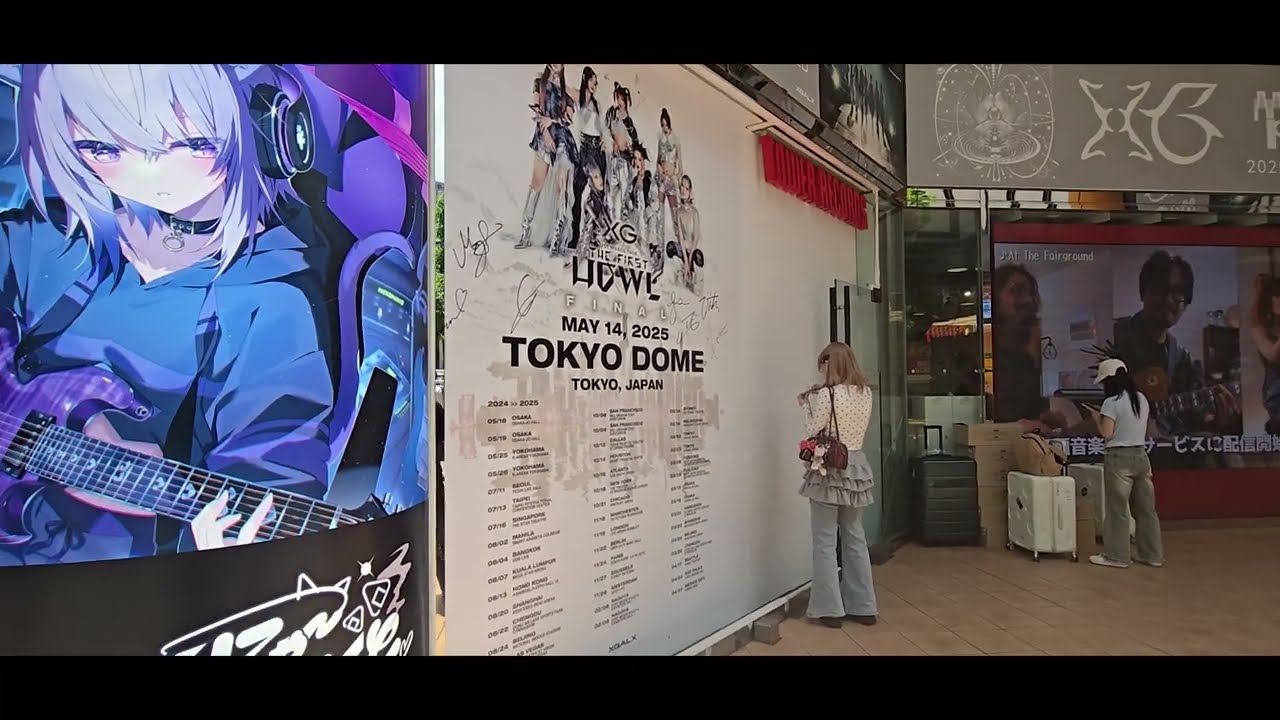 【4K】XG in TOWERECO! [ 6th Single ‘MILLION PLACES’ ] ★SHIBUYA