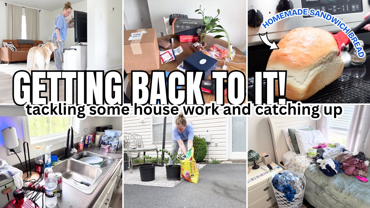 Satisfying House Clean Up After A Long YouTube Break