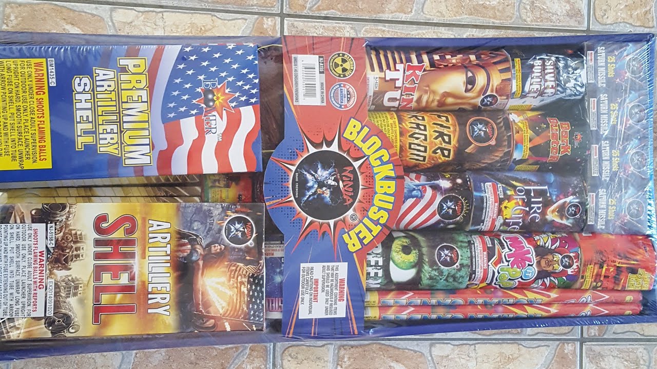 New* Ninja fireworks Blockbuster Assortment unboxing 2019