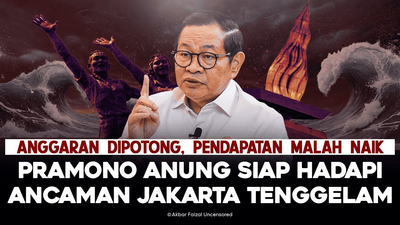 ANGGARAN DIPOTONG, PENDAPATAN MALAH NAIK. PRAMONO ANUNG SIAP HADAPI ANCAMAN JAKARTA TENGGELAM