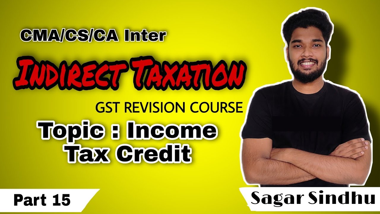 Part 15 CMA/CS/CA Inter GST || Income Tax Credit ITC || Malayalam || Sagar Sindhu