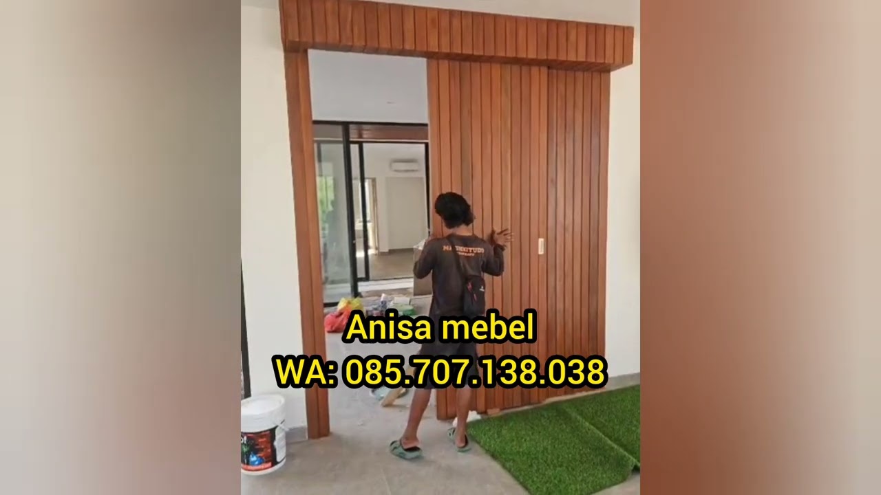 Rel Pintu Sliding Masuk Kusen Model Seperti Pintu Mobil Alphard 