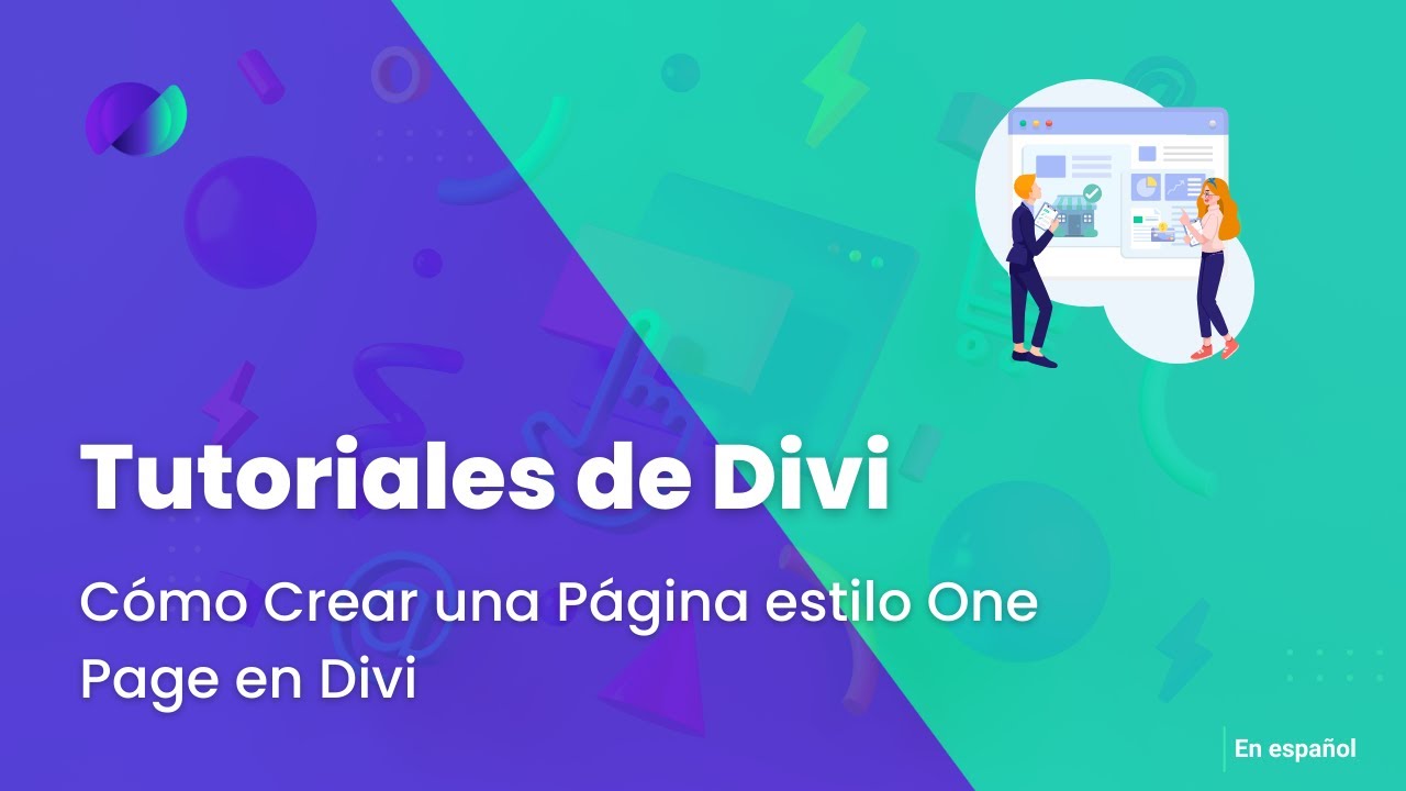 Cómo Crear una Página estilo One Page en Divi