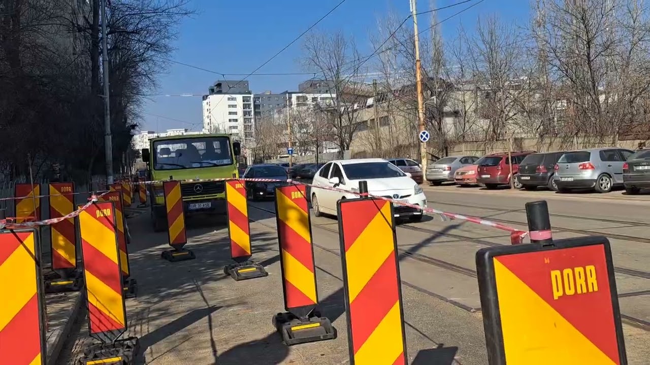 Rețeaua de tramvai de pe Bd. 1 Decembrie 1918 înainte de modernizare