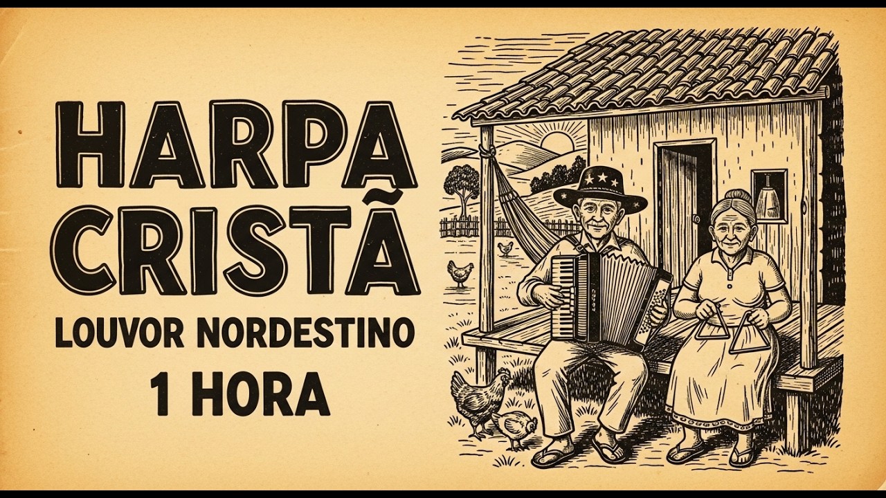 HARPA CRISTÃ EM BAIÃO – 1 Hora dos Hinos Antigos Que Marcaram Gerações