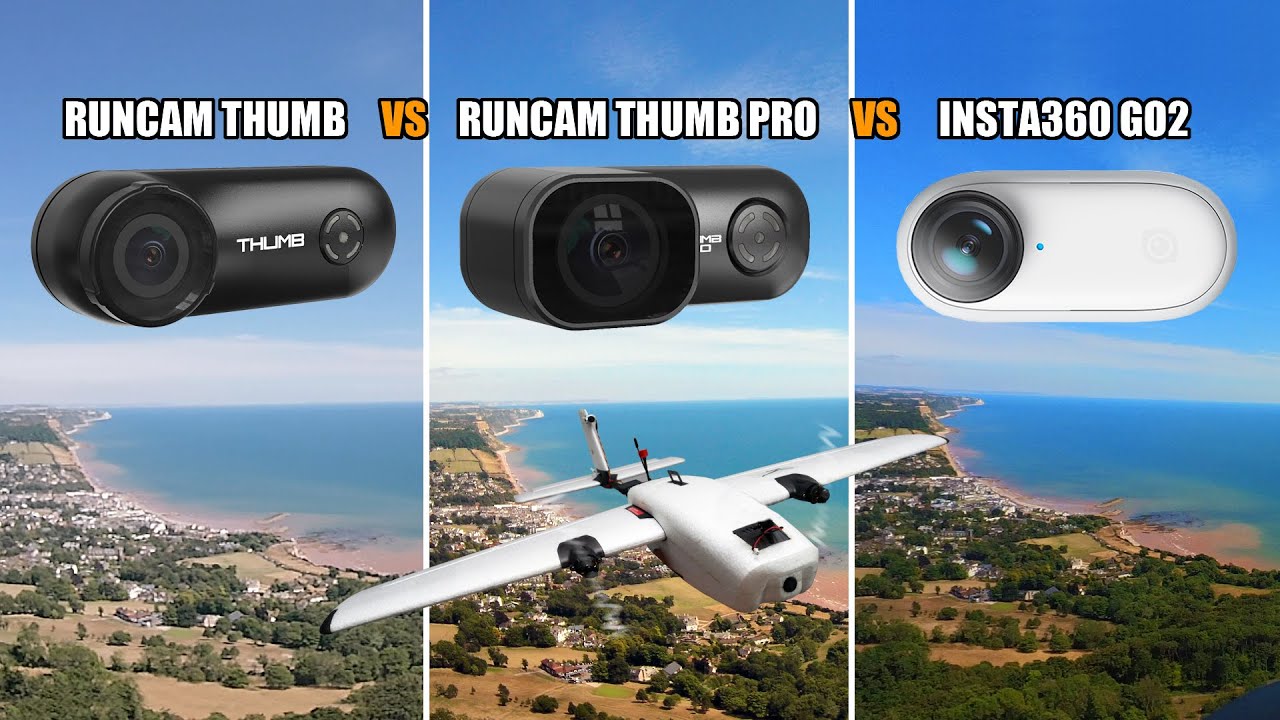 🛩️ Which Camera Is Best? | Runcam Thumb vs Runcam Thumb PRO vs Insta360 GO2