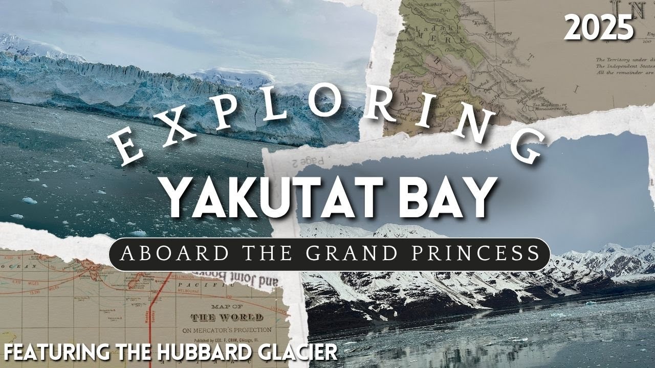 2025 YAKUTAT BAY IN ALASKA (HUBBARD GLACIER: NORTH AMERICA'S LARGEST TIDEWATER GLACIER)