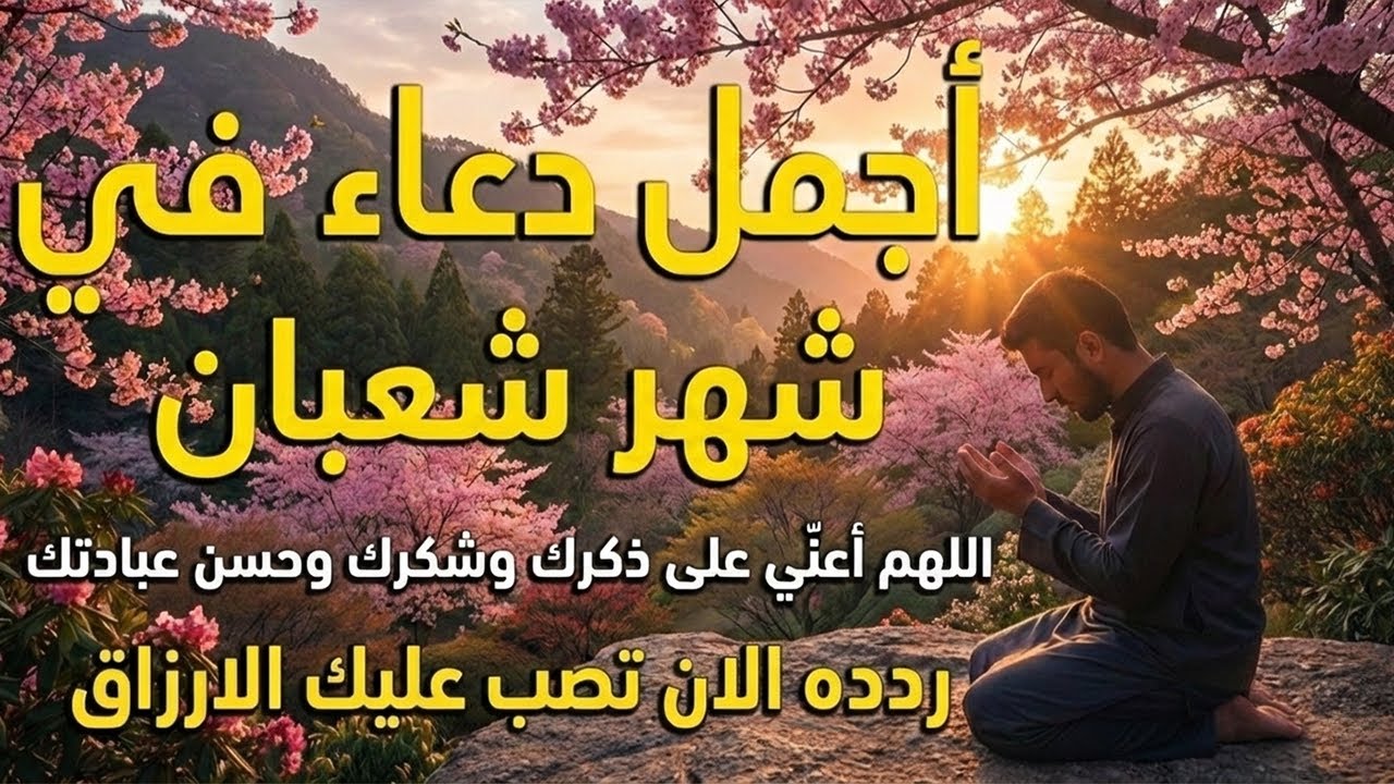 دعاء خاشع في ليلة النصف من شهر شعبان المبارك | فرج ورزق قريب وتغيير للأقدار بإذن الله