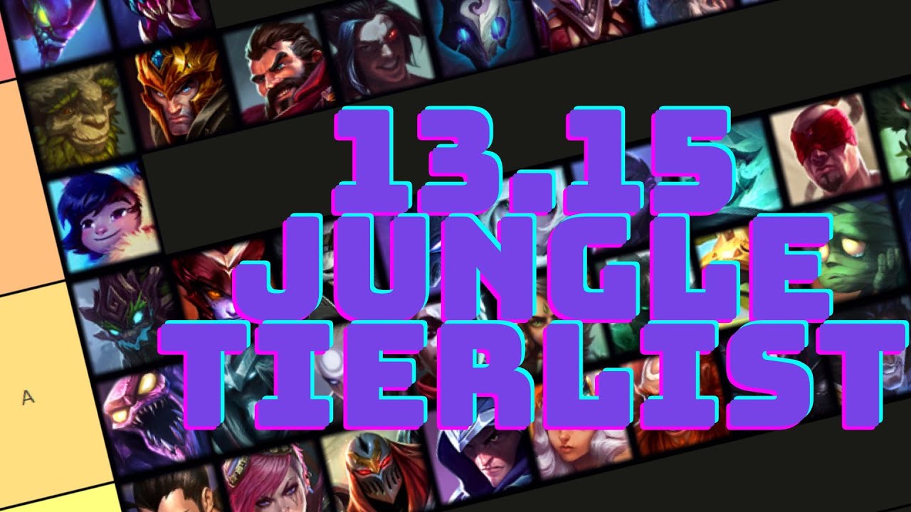 PATCH 13.15 JUNGLE TIERLIST (LEAGUE OF LEGENDS)