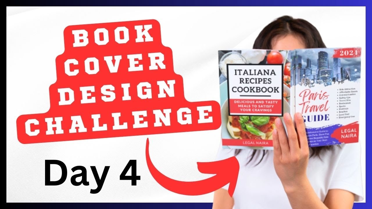 How to Design Attractive Kindle Cover for Amazon KDP | Legal Naira Book Cover Design Challenge Day 4